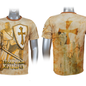 T-shirt Subli Barbarica Templare Oro