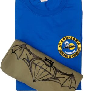 maglietta 5° cp pipistrelli paracadutisti