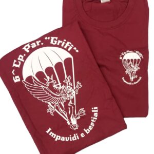 maglietta 6° compagnia grifi paracadutisti